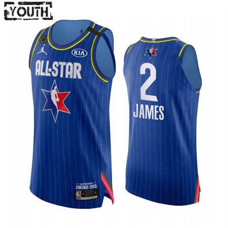 Camiseta Niños Los Angeles Lakers LeBron James 2 2020 All-Star Jordan Brand Kobe Forever Azul Swingman
